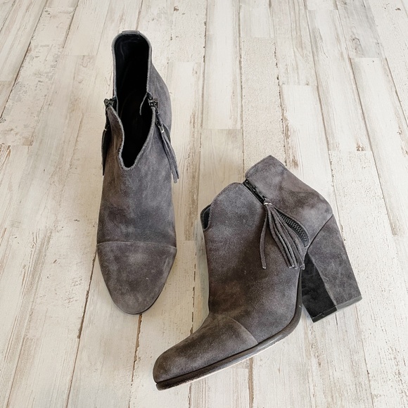 rag & bone Shoes - Rag & Bone | Gray Suede Margot Ankle Booties | Size: 10